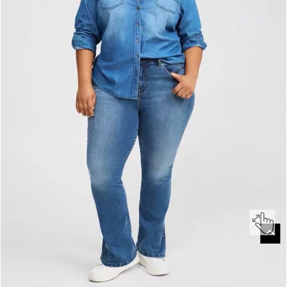 Torrid Trio Blue Bootcut Women's Jeans - ***Stretch size 16-20*** - Picture 3 of 9